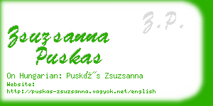 zsuzsanna puskas business card